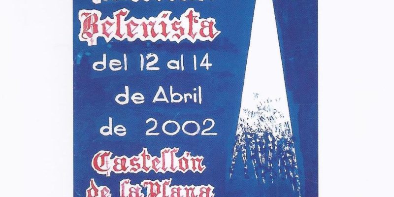 Cartel XL Congreso Nacional Belenista - Castellón 2002