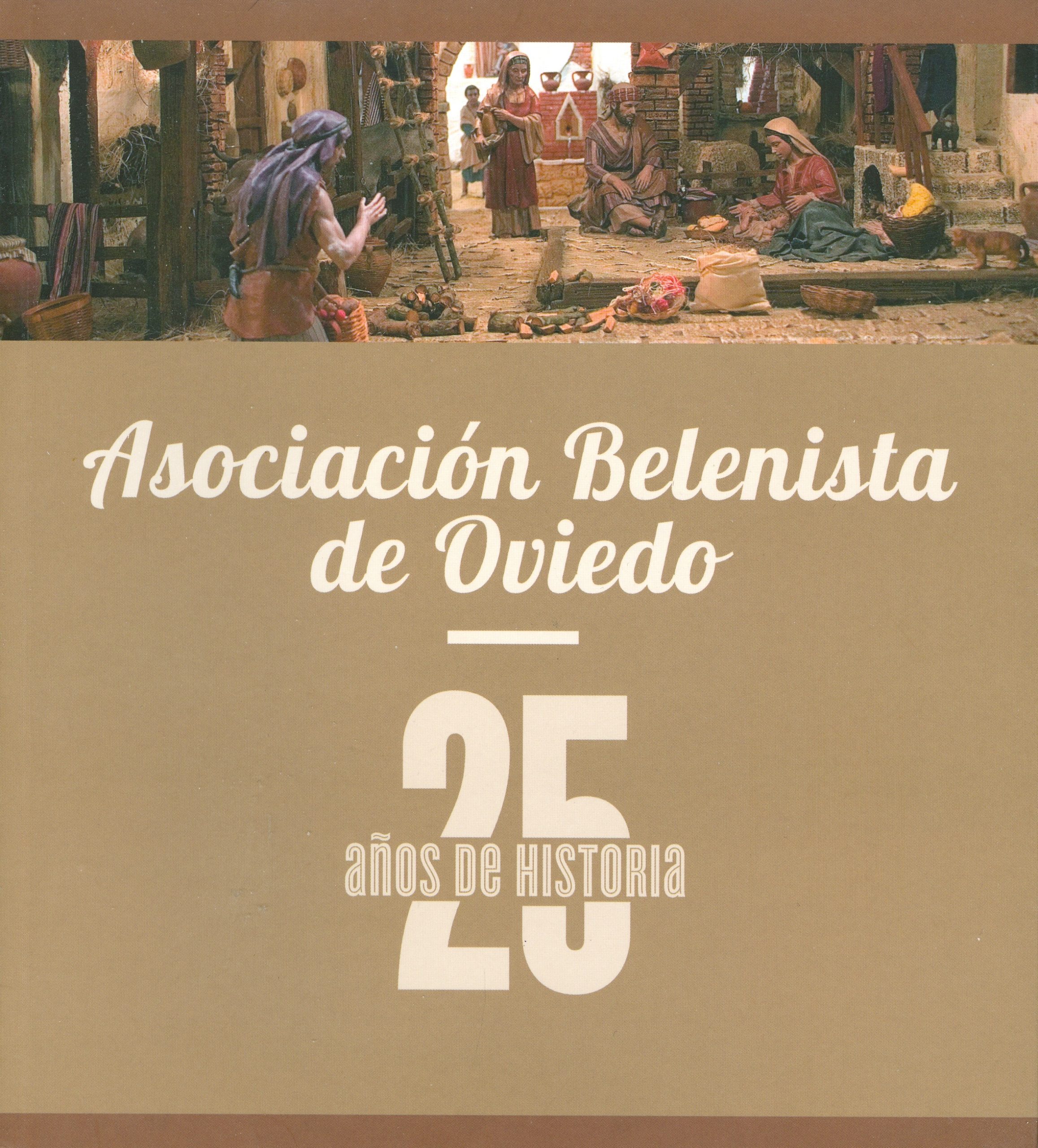 Portada del libro "Asociación Belenista de Oviedo. 25 años de historia" de María Teresa Martín, publicado por Ediciones Nobel SA