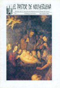 Portada de la revista El Pastor de Nochebuena nº 1 - Asociación Belenista de El Burgo de Osma (2001)
