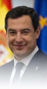 D. Juan Manuel Moreno Bonilla, Presidente de la Junta de Andalucía