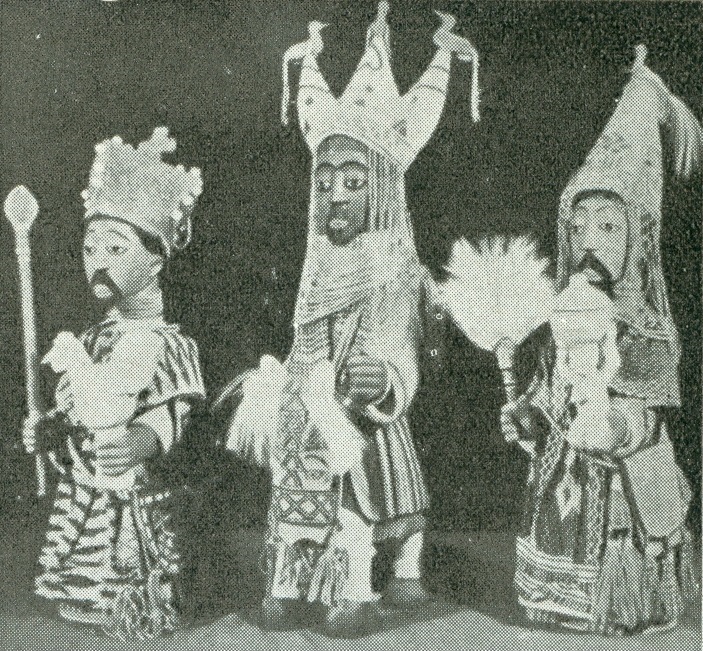 Los Reyes Magos. África, Oudo Ilorin - Nigeria (Exposición Misional de Arte Sacro, Roma).