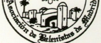 Recorte Logo de la Asociación de Belenistas de Madrid (blanco y negro)