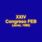 Imagen Destacada - XXIV Congreso Nacional Belenista celebrado en Jerez de la Frontera del 29 de mayo al 1 de junio de 1986 y organizado por la Asociación de Belenistas de Jerez por delegación de la FEB