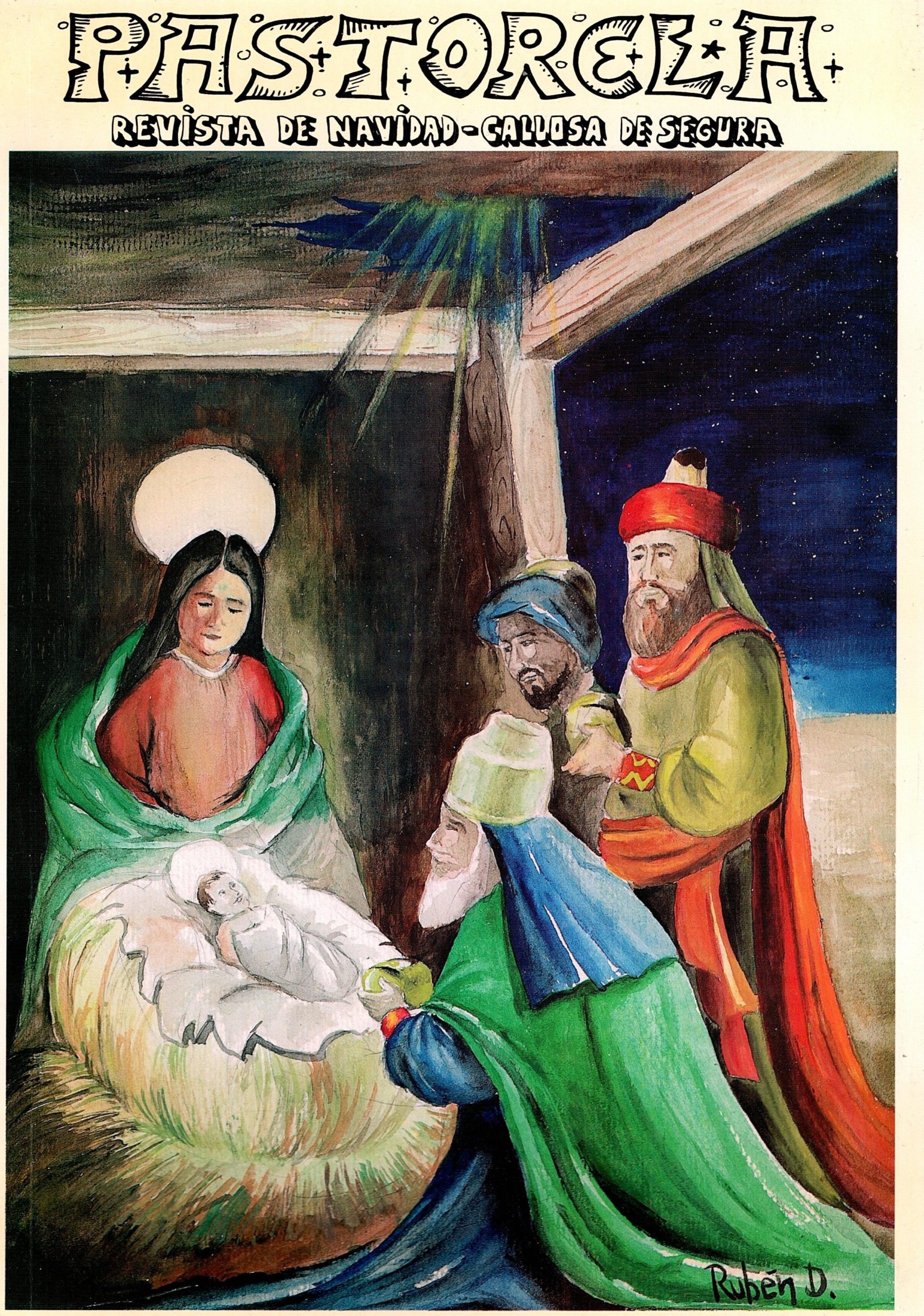 Portada de la Revista de Navidad Pastorela n.º 9 de la Asociación de Belenistas de Callosa de Segura (12/1995)