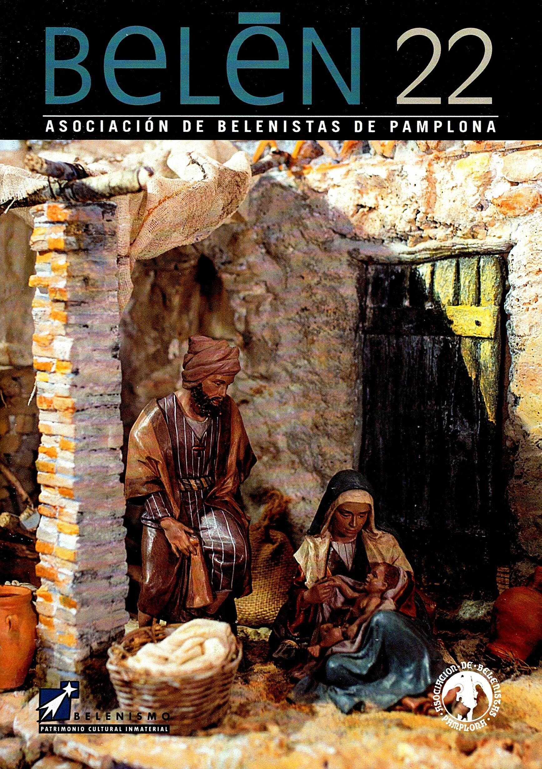 Portada de la revista Belén (año 2022) de la Asociación de Belenistas de Pamplona (12/2022)