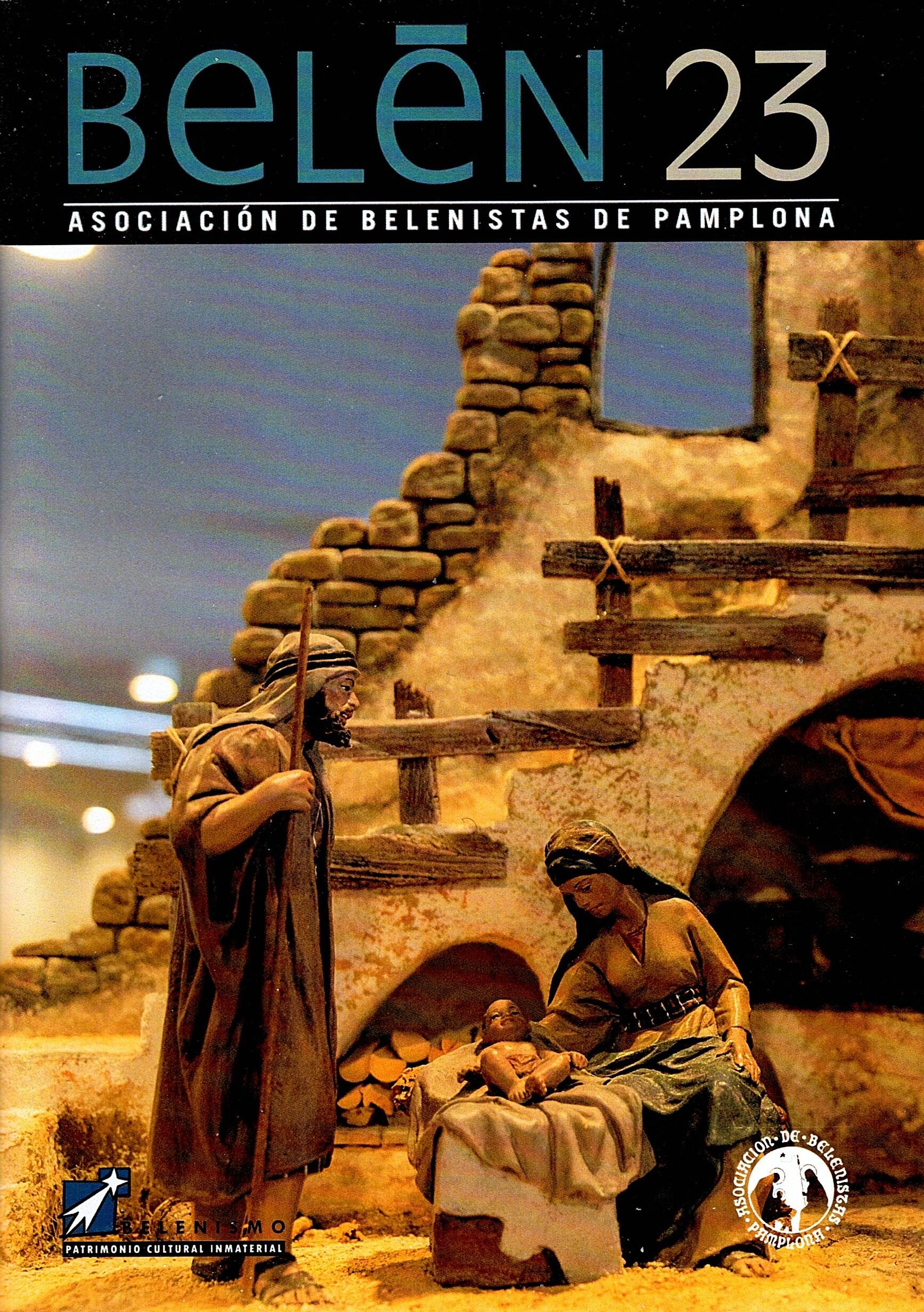 Portada de la revista Belén (año 2023) de la Asociación de Belenistas de Pamplona (12/2023)