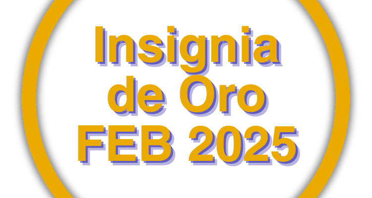 Imagen Destacada - Insignia de Oro FEB 2025