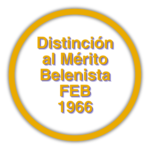 Imagen Cabecera - Trofeo FEB 1966 (la primera denominación del galardón fue «Distinción al Mérito Belenista FEB»)