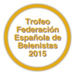 Imagen Cabecera - Trofeo FEB 2015 (la primera denominación del galardón fue «Distinción al Mérito Belenista FEB»)