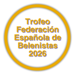 Imagen Cabecera - Trofeo FEB 2026 (la primera denominación del galardón fue «Distinción al Mérito Belenista FEB»)
