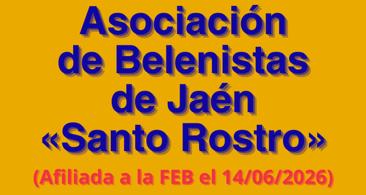 Imagen Destacada - Asociación de Belenistas de Jaén «Santo Rostro», afiliada a la FEB el 14/06/2026